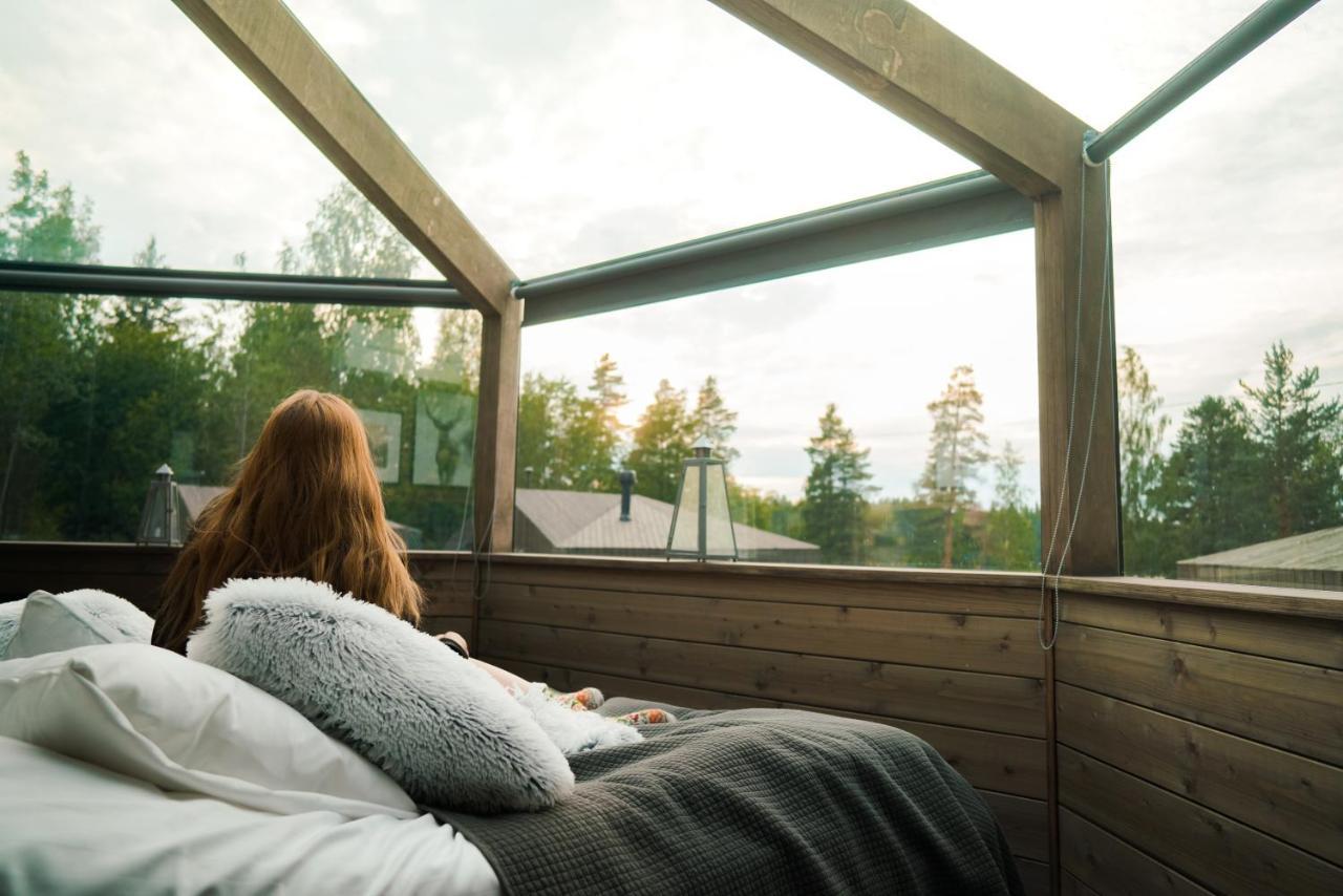 Revontuli Resort Glass Igloos Hankasalmi Zewnętrze zdjęcie